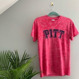 UNIVERSITY OF PITTSBURGH PITT Bleach Dyed Tee